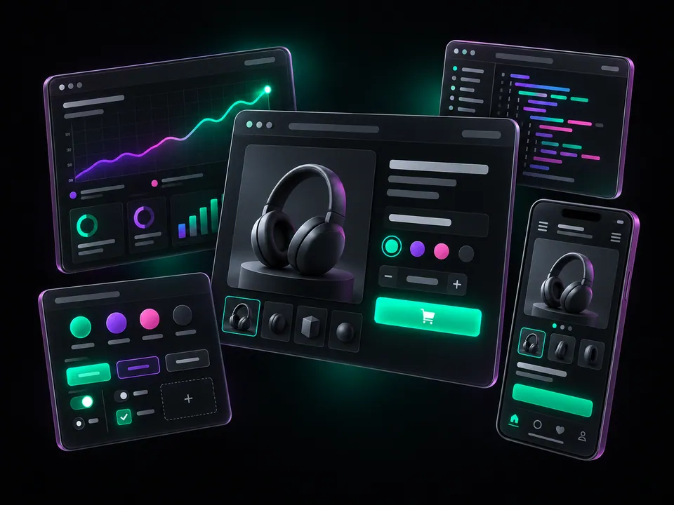 Storefront, analytics, app, design system and code interfaces built by Syscodes