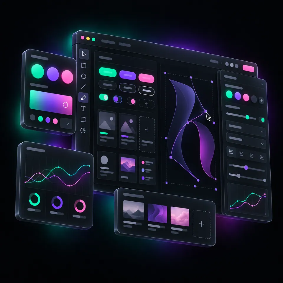 Design & Branding interface illustration