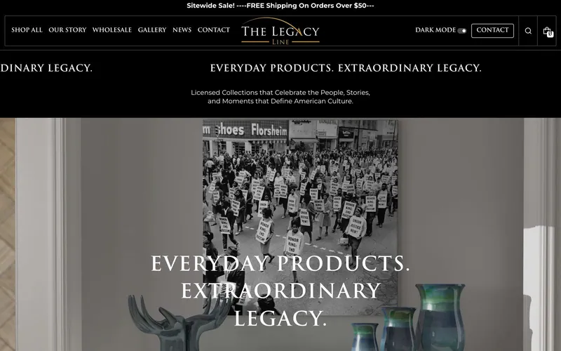 The Legacy Line storefront
