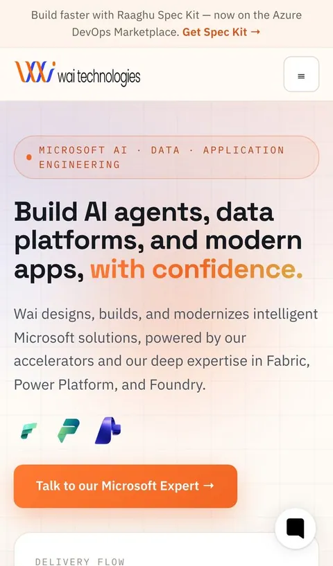 WAI homepage on desktop and mobile